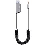 Savio TR-16 Transmitter AUX adapter with hands-free function, Bluetooth 5.3, Google Assistant /Siri | shoptok.hr