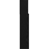  Glava kreveta s ormarićem Zidne Crni hrast 220 x 19 x 101,5 cm | Eponuda.com