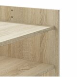  Stolić za kavu boja hrasta 80 x 50 x 50 cm konstruirano drvo | shoptok.hr