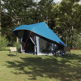 vidaXL Obiteljski Tipi Šator Plavi Vodootporni za 10 Osoba | shoptok.hr