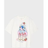 Sinsay Pamučna oversize majica s printom Stitch | shoptok.hr