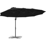  Suncobran Crna 372 x 198 x 243 cm Poliester i aluminij | Eponuda.com