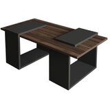Hanah home Sto za dnevnu sobu Matris Walnut Anthracite | Eponuda.com