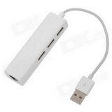 Fast_Asia USB 2.0 - HUB 3port + RJ45 (ž) beli cene