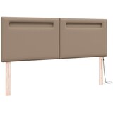  LED glava kreveta Boja cappuccina 144 cm Lažna koža | shoptok.hr