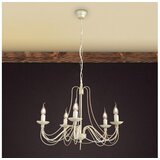 Orion LU 1531/5 - Luster na lancu VELA 5xE14/40W/230V prečnik 60 cm bela/zlatna/patina Cene