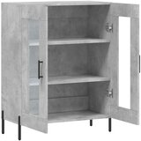  Komoda siva boja betona 69,5x34x90 cm od konstruiranog drva | shoptok.hr