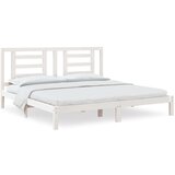  Posteljni okvir bel iz trdne borovine 200x200 cm, (20684969) | Shoptok.si