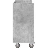 Golf ormar s kotačem Jednobojno Betonski sivi 90 x 45 x 98 cm | shoptok.hr