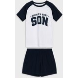 Sinsay Pamučna pidžama s natpisom "World's Best Son" | shoptok.hr
