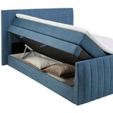CARRYHOME POSTELJA BOXSPRING 180 cm x 200 cm , tekstil modra | Shoptok.si