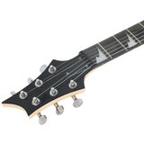 vidaXL Električna gitara za početnike s torbom smeđa-crna 4/4 39 | shoptok.hr