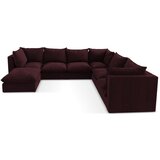 Makamii Bordo kutna garnitura (s desnim kutom/u obliku slova "U") Manao – | shoptok.hr