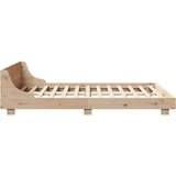 vidaXL Posteljni okvir z vzglavjem 135x190 cm trdna borovina | Shoptok.si