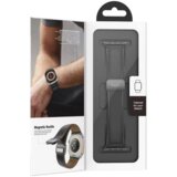 hoco. usnjen magnetni pašček 20 mm za iWatch 38, iWatch 40 in iWatch 41 mm - črn | Shoptok.si