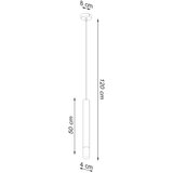  SL.0957 - viseći visilica na sajli vizier 1xG9/12W/230V bela | Eponuda.com