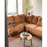 Miuform Ciglasta sklopiva kutna garnitura od samta (s lijevim kutom) Lazy Lukka – | shoptok.hr