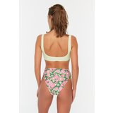 Trendyol Pink Floral Pattern Bikini Bottom | ePonuda.com