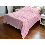  Pamučni prekivač sa dva lica 240x260cm Pink/White ( VLK000220-pink/white ) | Eponuda.com