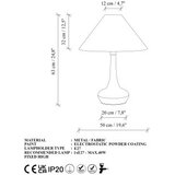 Opviq Stona lampa Luna-15252, 50x50x63 cm, IP20, Smeđe-crna | Eponuda.ba