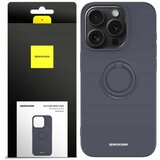 Spacecase SILIKONSKI OVITEK RING ZA IPHONE 15 PRO ČRN OVITEK, (21963507) | Shoptok.si