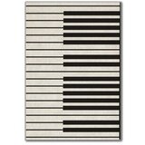 Conceptum Hypnose tepih Hmi Kdc-85, pravougaoni, 80 x 140 cm, crno-bijeli | Eponuda.ba