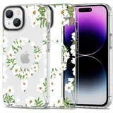 MAGMOOD MAGSAFE maska za IPHONE 15 WHITE DAISY