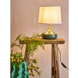 Bloomingville Temno zelena namizna svetilka s tekstilnim senčilom (višina 28 cm) Loa – | Shoptok.si