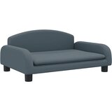  Krevet za pse tamnosivi 70 x 45 x 30 cm od tkanine | shoptok.hr