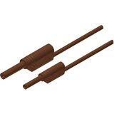 SKS Hirschmann MAL S WS 2-4 100/1 varnostni merilni kabel [lamelni vtič 4 mm - lamelni vtič 2 mm] 1.00 m rjava PVC merilni kabel MAL S WS 2-4 100/1\, 1 mm2\,100 cm\, rjav\, 2, (20422657) Cene