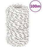 Pleteni brodski konop bijeli 2 mm x 100 m poliesterski | shoptok.hr