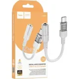 Adapter za slušalice LS37 Spirit, USB Type-C na 3.5mm, USB-C, Bijeli