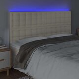  Uzglavlje krem 200x5x118/128 cm od umjetne kože | shoptok.hr