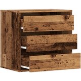 Kutna komoda s ladicama boja staro drvo 60x41x58 cm drveni | shoptok.hr
