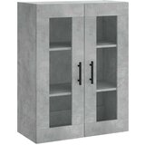  Visoka komoda siva betona 69 5x34x180 cm od konstruiranog drva | shoptok.hr