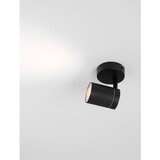 Nova Luce Mat črno kovinsko točkovno svetilo z upogljivo konstrukcijo 12x8 cm Alma – | Shoptok.si