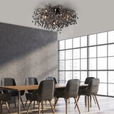 PAUL NEUHAUS 8092-18 - Plafonski luster ICICLE 14xG9/40W/230V, prečnik 100 cm, crna | Eponuda.com