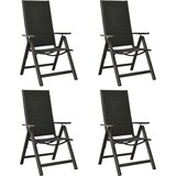  Vrtna jedilna garnitura 5-delna aluminij antracitna, (20674189) | Shoptok.si