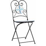 Bistro set s mozaikom plavo-bijeli od željeza i keramike | shoptok.hr