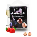 SecretPlay Brazilian Balls Strawberries Champagne 2 pack