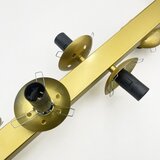 Luster na sajli SOLARI 10xE14/15W/230V zlatna/zadimljena crna | Eponuda.com