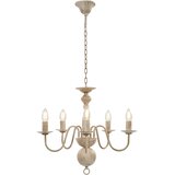 Luster antikni bijeli 5 žarulja E14 | Eponuda.com