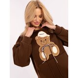 Italy Moda Sweatshirt-DHJ-BL-A8695.65P-brown | shoptok.hr