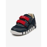 Geox Dark blue boys' sneakers with leather details - Boys | shoptok.hr
