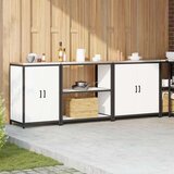  Kuhinjski set za pohranu 3 pcs Bijelo 240 x 50 x 92 cm | shoptok.hr