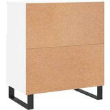  Komoda bijela 60 x 35 x 70 cm od konstruiranog drva | shoptok.hr