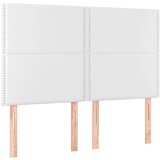  Posteljni okvir z vzglavjem bel 140x190 cm umetno usnje, (20906334) | Shoptok.si