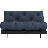 Karup Design Temno modra raztegljiva sedežna garnitura 140 cm Roots Black Night – Cene