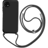 AVIZAR samsung galaxy A22 5G poltrda torbica z vrvico z mehko notranjostjo, ovratnikom - crna, (20640268) | Shoptok.si