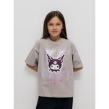Reserved Majica kratkih rukava Kuromi - svijetlo siva | shoptok.hr